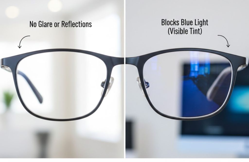 Anti-Reflective Lenses vs. Blue Light: Key Differences Explained