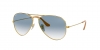 RB3025K Aviator Gold Plated Sunglasses