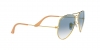 RB3025K Aviator Gold Plated Sunglasses