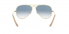 RB3025 Aviator Large Metal Sunglasses