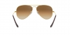 RB3025 Aviator Large Metal Sunglasses