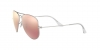 RB3025 Aviator Large Metal Sunglasses