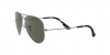 RB3025 Aviator Large Metal Sunglasses