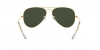 RB3025 Aviator Large Metal Sunglasses