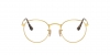 RX3447V Round Metal Eyeglasses